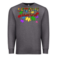 Charcoal Heather different is beautiful Premium Sweatshirt - JahusDesignShop