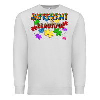Dove Grey different is beautiful Premium Sweatshirt - JahusDesignShop