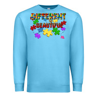 Ocean Blue different is beautiful Premium Sweatshirt - JahusDesignShop