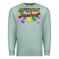 Seafoam different is beautiful Premium Sweatshirt - JahusDesignShop
