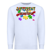 White different is beautiful Premium Sweatshirt - JahusDesignShop