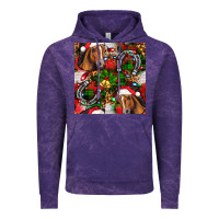 Cloud Purple christmas horse leopard Vintage Hoodie - FaDigitalArtStudio