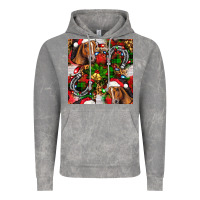 Cloud Rock christmas horse leopard Vintage Hoodie - FaDigitalArtStudio