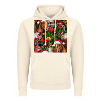Vintage Artic christmas horse leopard Vintage Hoodie - FaDigitalArtStudio