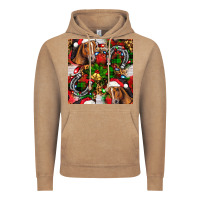 Vintage Coffee christmas horse leopard Vintage Hoodie - FaDigitalArtStudio