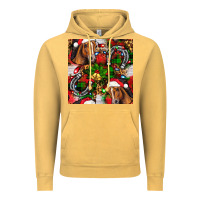 Vintage Mustard christmas horse leopard Vintage Hoodie - FaDigitalArtStudio