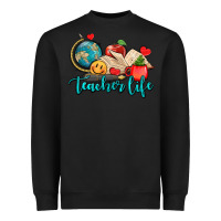 Black teacher life Heavyweight Sweatshirt - AdoDesignShop
