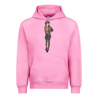 Fuchsia Pink mai sakurajima Urban Hoodie - DesigneFamous