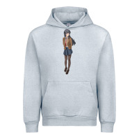 Heather Grey mai sakurajima Urban Hoodie - DesigneFamous