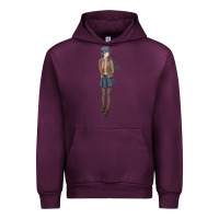 Mauve Wine mai sakurajima Urban Hoodie - DesigneFamous