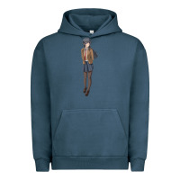 Pigment Midnight Navy mai sakurajima Urban Hoodie - DesigneFamous