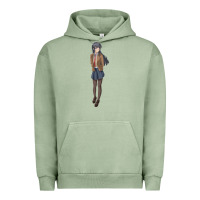 Pigment Oil Green mai sakurajima Urban Hoodie - DesigneFamous