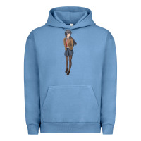 Pigment Pebble Blue mai sakurajima Urban Hoodie - DesigneFamous