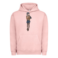 Pigment Salmon mai sakurajima Urban Hoodie - DesigneFamous