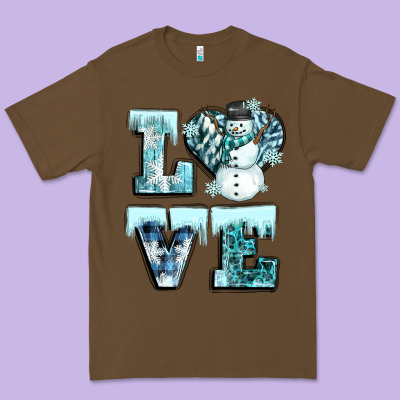 Love Winter Premium Tee Designed By Cowgirlartshop
