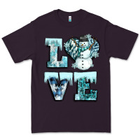 Plum love winter Premium Tee - CowGirlArtShop