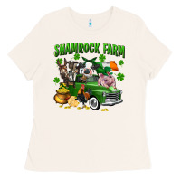 Bone Shamrock farm Ladies Tee - CowGirlArtShop