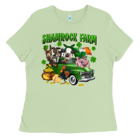 Matcha Shamrock farm Ladies Tee - CowGirlArtShop
