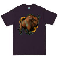 Plum Western  Bison Premium Tee - Jasminsmagicworld