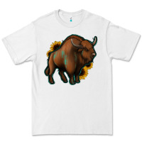 White Western  Bison Premium Tee - Jasminsmagicworld