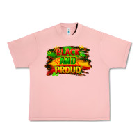 Salmon black and proud Urban Heavy Tee - FaDigitalArtStudio