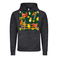 Vintage Arctic farm life seamless pattern Vintage Hoodie - FaDigitalArtStudio
