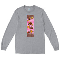 Heather Grey american football with lightning bolt  pen wrap Long Sleeve Tee - BundleAndBundleShop