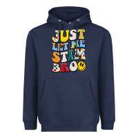 Navy just let me stim bro Heavyweight Hoodie - JahusDesignShop