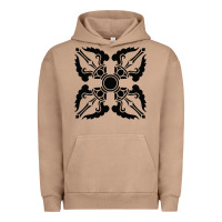 Pigment Burro trippy psychedelic rave sacred geometry Urban Hoodie - DesigneFamous