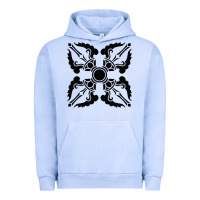 Pigment Grape Ice trippy psychedelic rave sacred geometry Urban Hoodie - DesigneFamous
