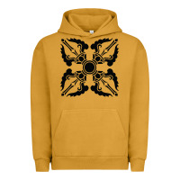 Pigment Peanut Butter trippy psychedelic rave sacred geometry Urban Hoodie - DesigneFamous