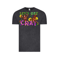 Vintage Black Let's get cray Vintage Tee - FaDigitalArtStudio