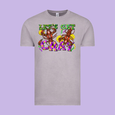 Let's Get Cray Vintage Tee Designed By Fadigitalartstudio