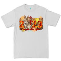 Dove Grey chinese new year 2023 rabbit year Premium Tee - CowGirlArtShop