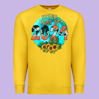 Class Of 2024 Senior Premium Sweatshirt Designed By Jahusdesignshop