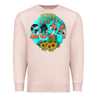 Pale Pink class of 2024 senior Premium Sweatshirt - JahusDesignShop