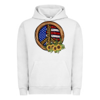 Pigment Lunar Rock Peace Sign Urban Hoodie - JahusDesignShop