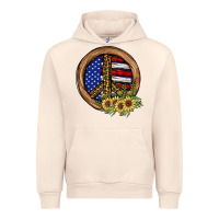 Sandshell Peace Sign Urban Hoodie - JahusDesignShop
