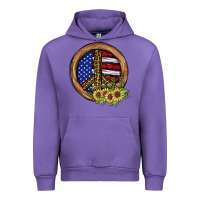 Tulip Peace Sign Urban Hoodie - JahusDesignShop