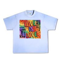 Grape Ice Pride love is love Urban Heavy Tee - FaDigitalArtStudio