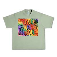Oil Green Pride love is love Urban Heavy Tee - FaDigitalArtStudio