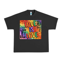 Pigment Black Pride love is love Urban Heavy Tee - FaDigitalArtStudio