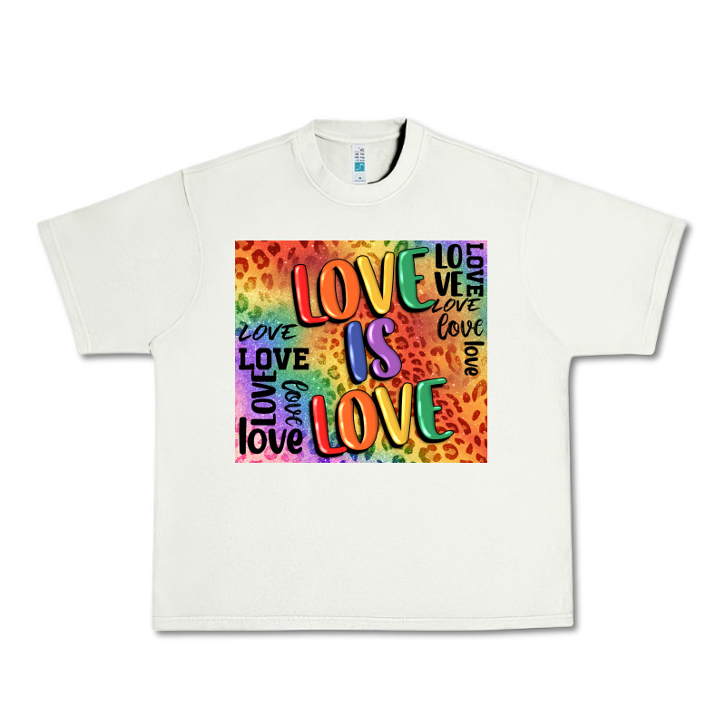 Pride Love Is Love Urban Heavy Tee by FaDigitalArtStudio | Teevron