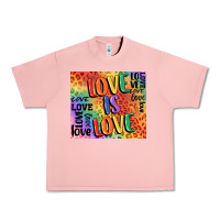 Salmon Pride love is love Urban Heavy Tee - FaDigitalArtStudio