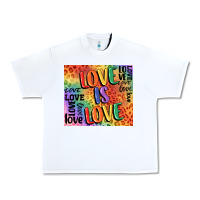 White Pride love is love Urban Heavy Tee - FaDigitalArtStudio