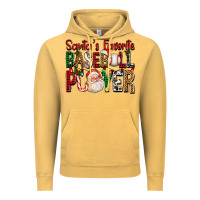 Vintage Mustard santa's favorite baseball player for christmas Vintage Hoodie - FaDigitalArtStudio
