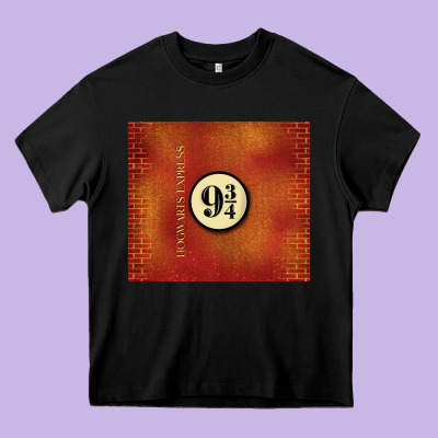 Magical Train Station Heavy Core Tee Designed By Tumblerdesignbyshophia