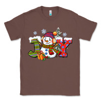 Chestnut christmas joy snowman Classic Tee - CowGirlArtShop