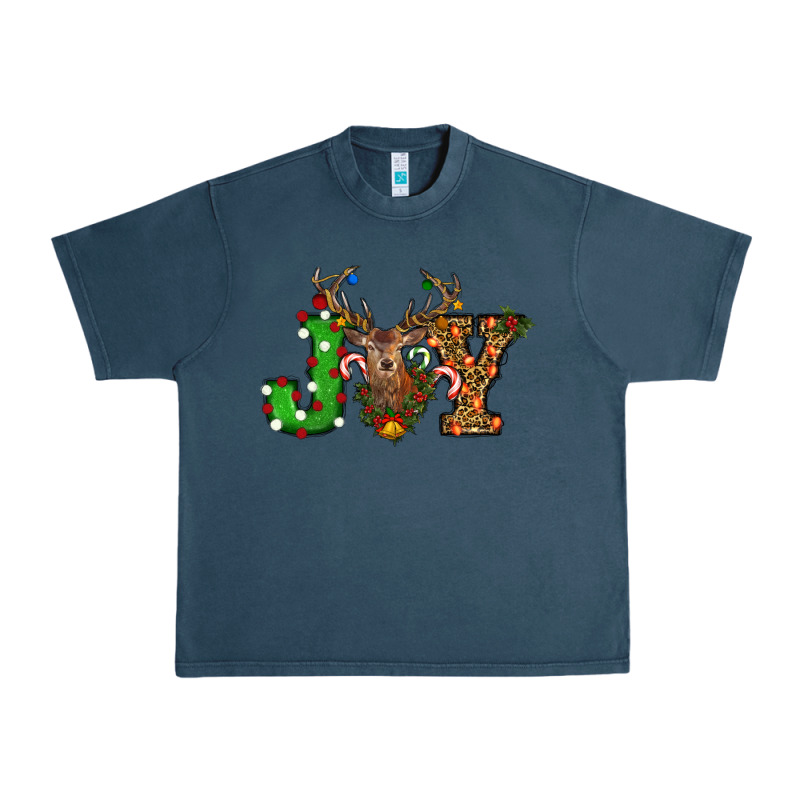 Christmas Joy Reindeer Urban Heavy Tee by RanaPortraitStore | Teevron