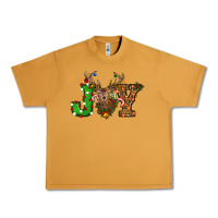 Peanut Butter Christmas Joy Reindeer Urban Heavy Tee - RanaPortraitStore